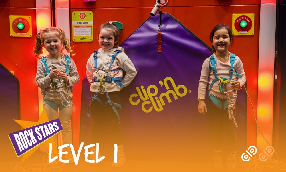 Clip N Climb bali After School program Rockstars level 1