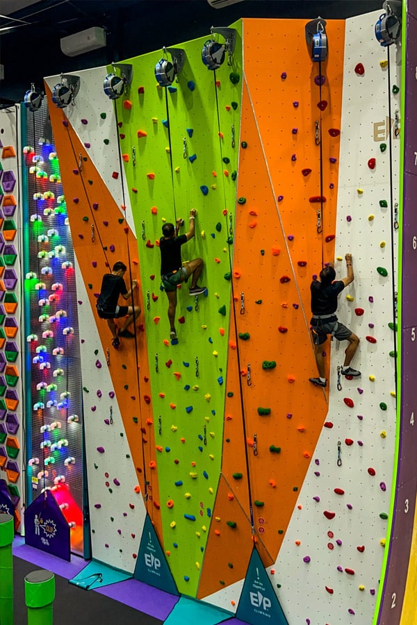 Clip n climb bali climbing wall indoor playground